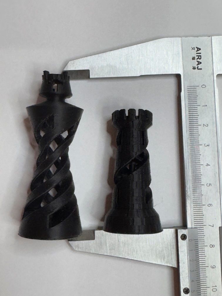 Spiele: "Organic" Chess – 3d printed – Gebraucht aus Vevey von souris14 3