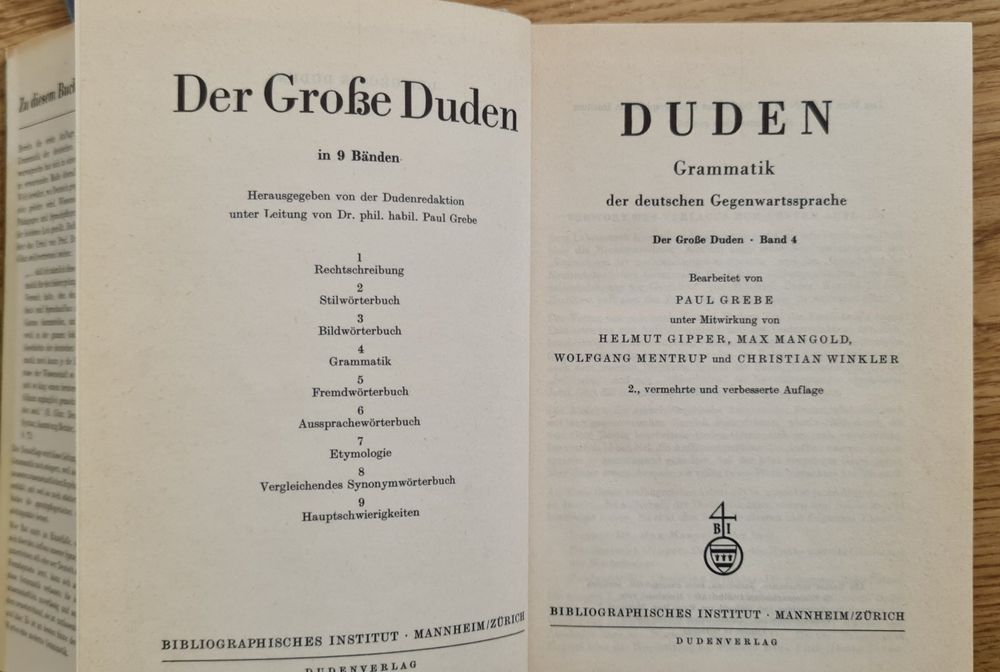 Livres: Duden Grammatik der deutschen Gegenwartssprache – D'occasion à Sempach Station par Semion 1