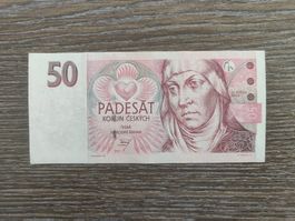 Tschechoslowakei 50 Kronen 1994 !!!!!!!