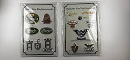 2 Blechschilder Horch und Wanderer originalverpackt