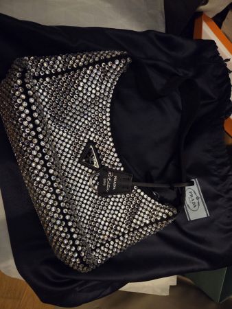 Prada Strass Handtasche neuwertig