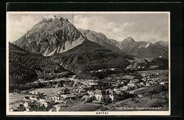 AK Schuls, Gesamtansicht, 1938