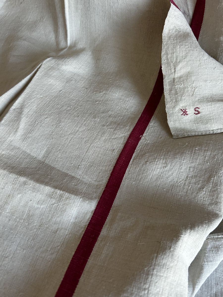 Bettwäsche: Lot de nappes, drap ancien lin – Gebraucht aus Vinelz von Valval2010 6