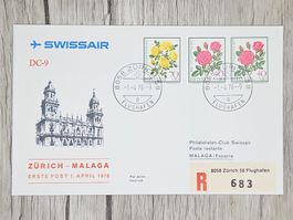CL12 Enveloppe + Timbre Suisse 1978 Thème Aviation