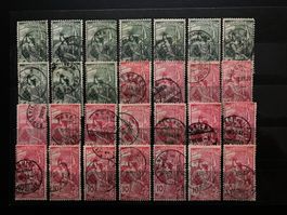 ****Lot Weltpostverein ZNr: 77 und 78 ☉