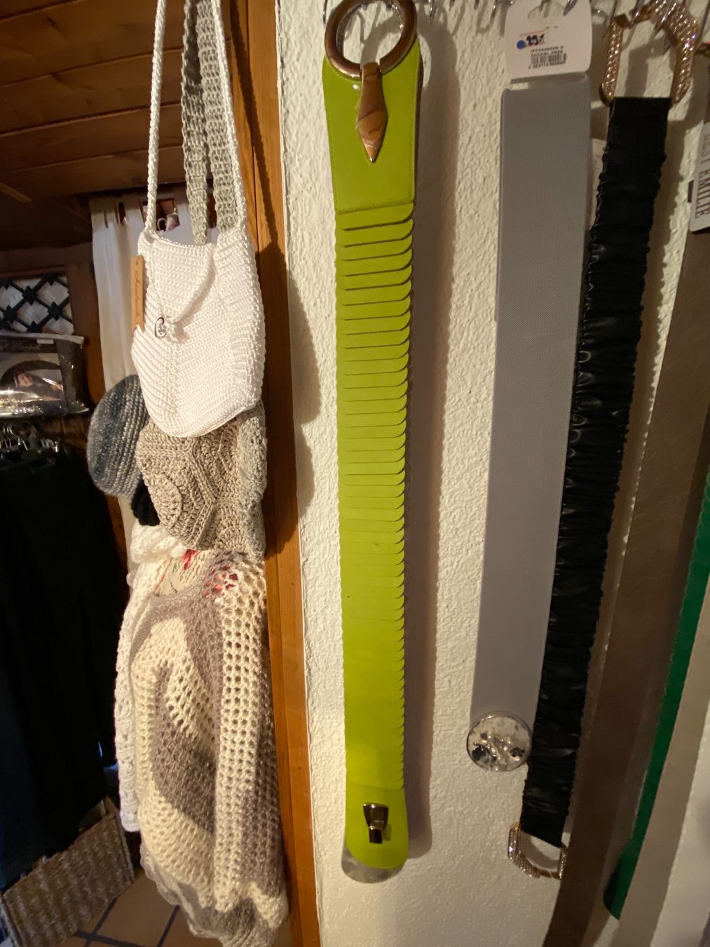 Cinture: DAMEN STRETCH GÜRTEL,GRÜN – Nuovo e nell'imballaggio originale da Meienried venduto da ManuelaBoutique 1