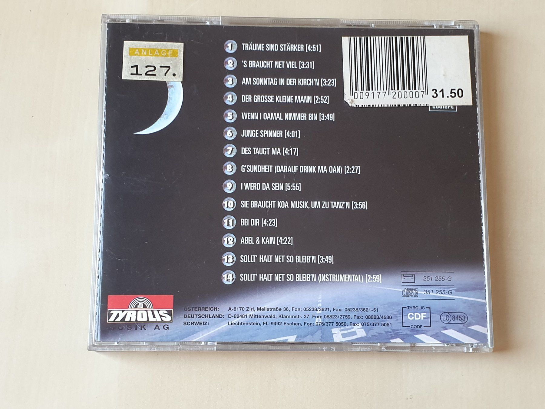 CD: Schürzenjäger Träume sind stärker – Usato da Stansstad venduto da collectorsshop 1