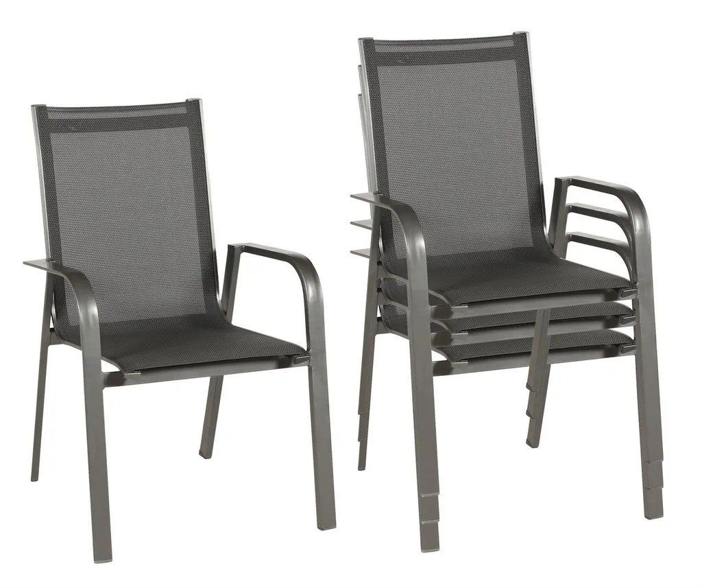 Chaises de jardin: 4er-Set Acamp Stapelsessel Urban – Neuf avec emballage d'origine à Bottighofen par zaap