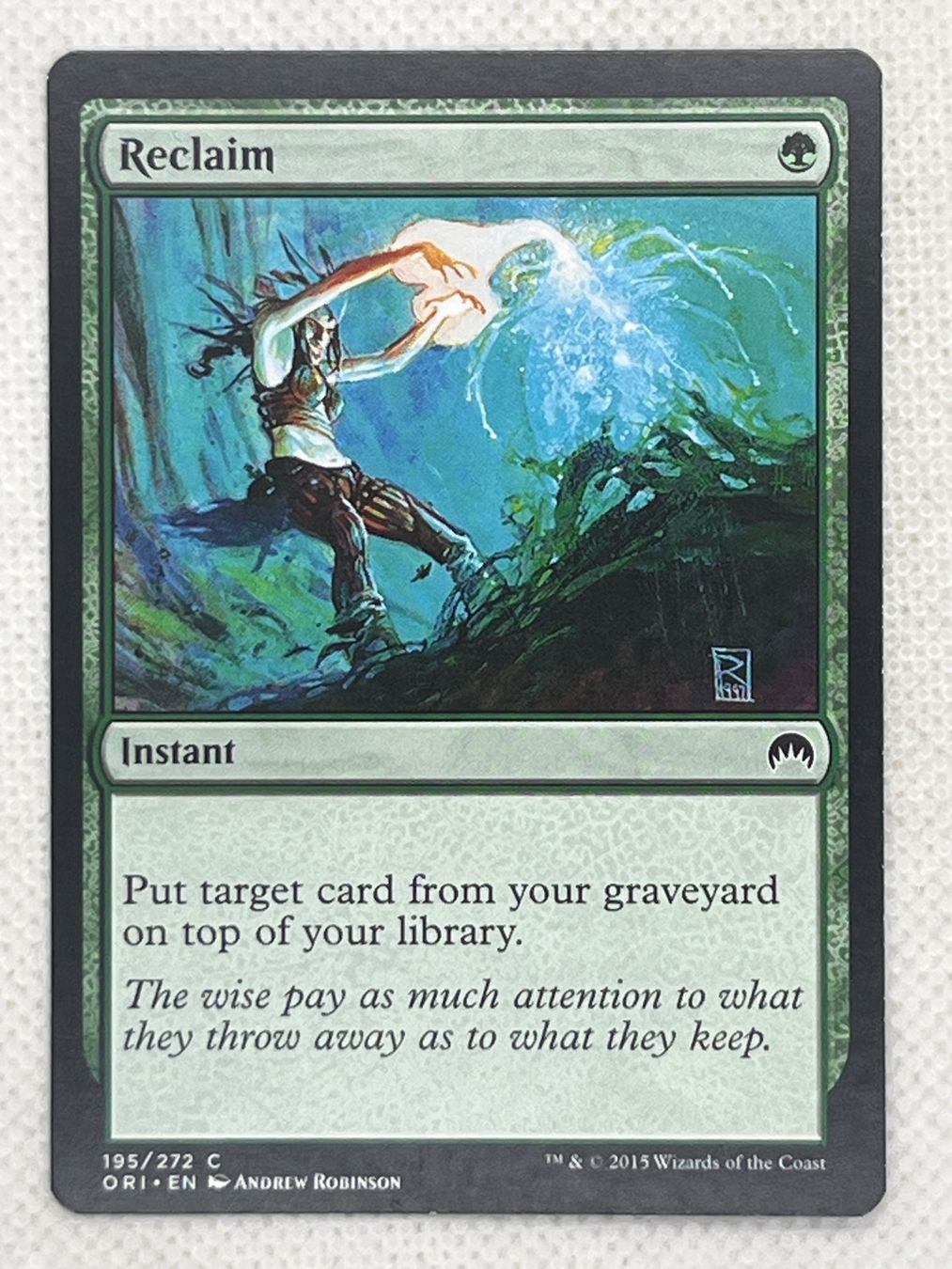 Magic The Gathering Sammelbilder & Trading cards: MTG Reclaim ORI 195 Englisch Common – Gebraucht aus Hinterkappelen von Kim1992