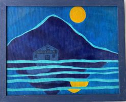 Landschaftsgemälde Öl auf Leinwand
