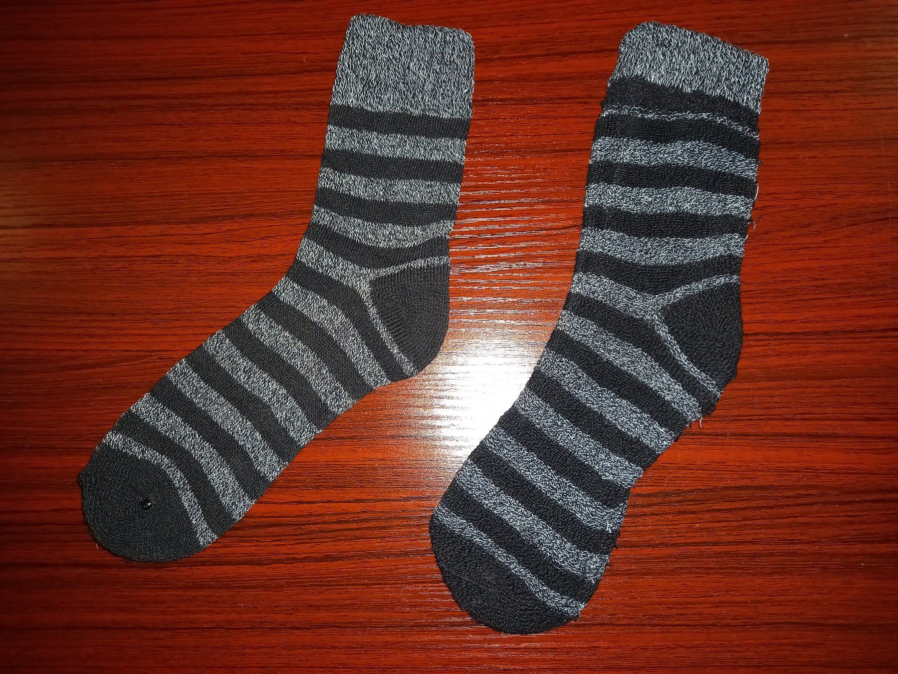 Socken: 10x Paar Baumwollsocken Thermo Grau - paires de chaussettes – Neu und originalverpackt aus Bussigny von NATURALO 3