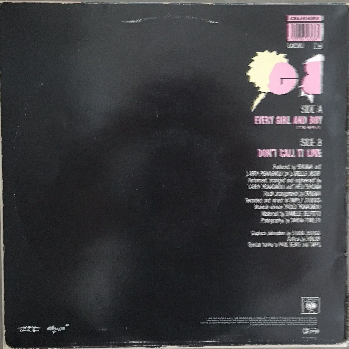 Schallplatten: SPAGNA - EVERY GIRL AND BOY - MAXI-SINGLE – Gebraucht aus Bussigny von vinyl-pas-cher 1