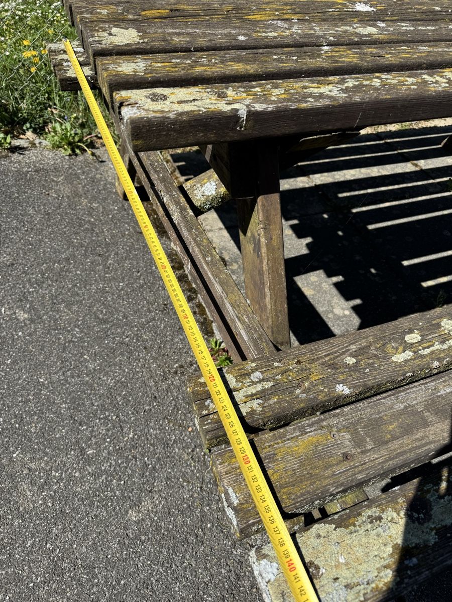 Set di tavolo e panche: Gartentisch GRATIS – Usato da Orpund venduto da dizi.98 6