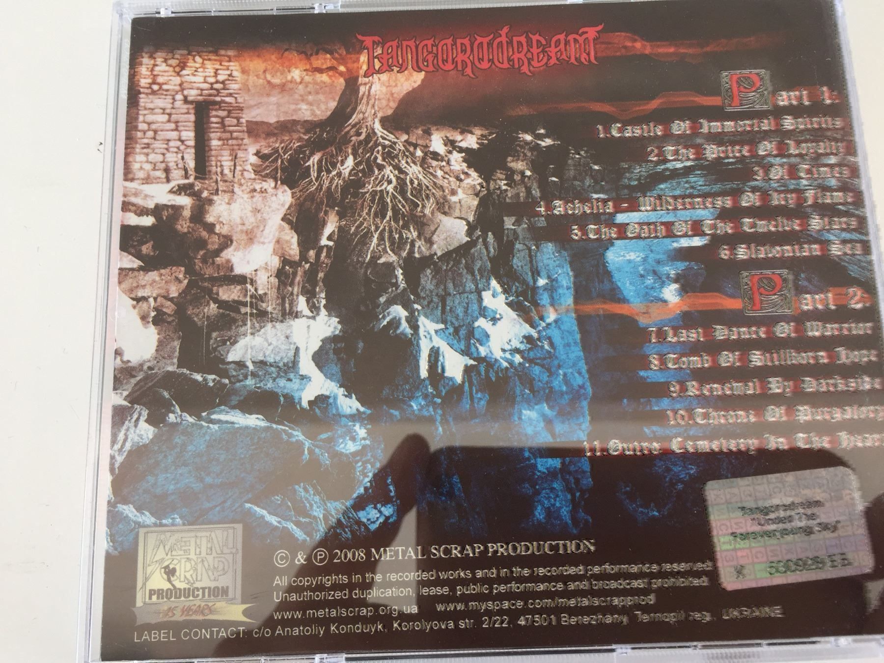 CDs: Tangorodream - Under the Foreveryoung Sk – Gebraucht aus Rüti ZH von alumedien 1