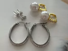 Luxus Elegante Ohrstecker Ohrschmuck  Farbe: Gold Zirkonia