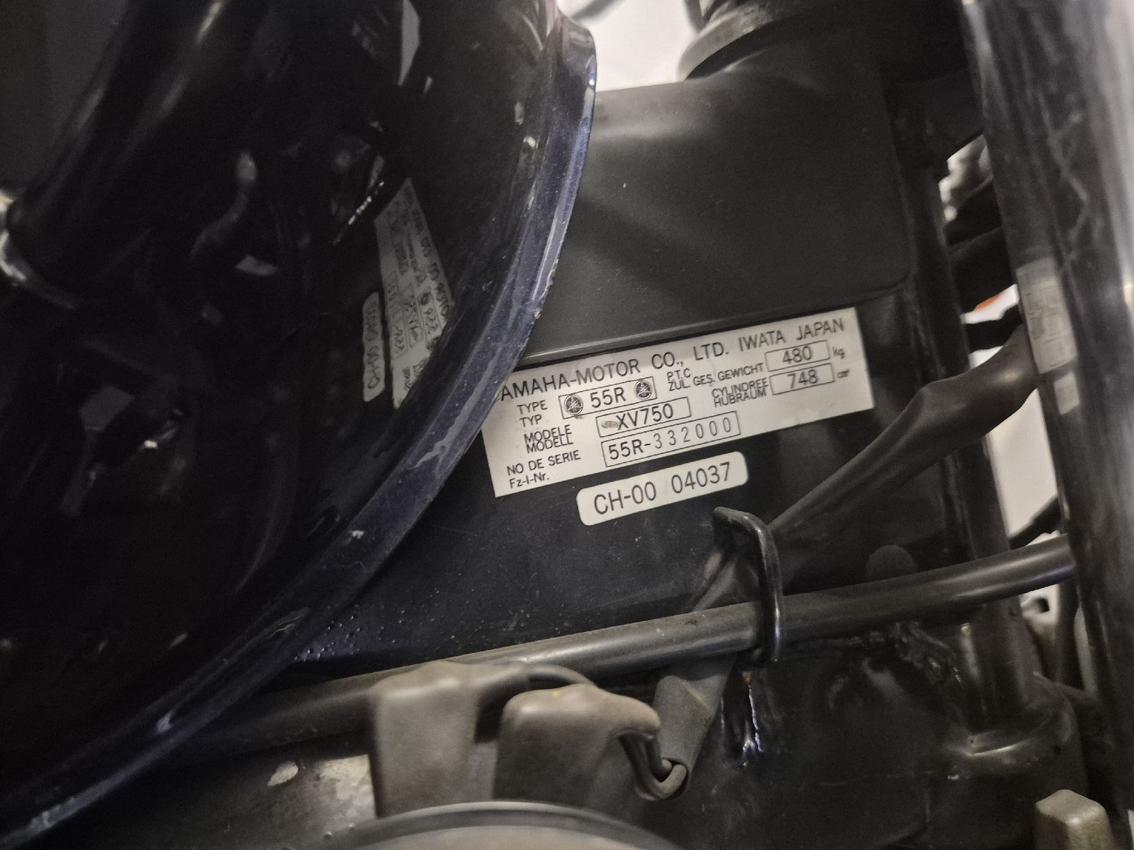 Yamaha Chopper: Yamaha XV 750  – Difettoso da Wynau venduto da Bastel87 9