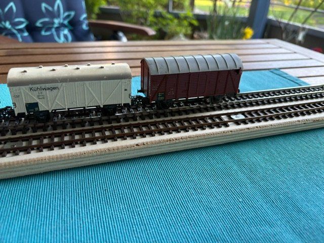 Märklin Modellini di ferrovie: Märklin DB Güterzug 5.-teilig – Usato da Frenkendorf venduto da HampeFrenk 2