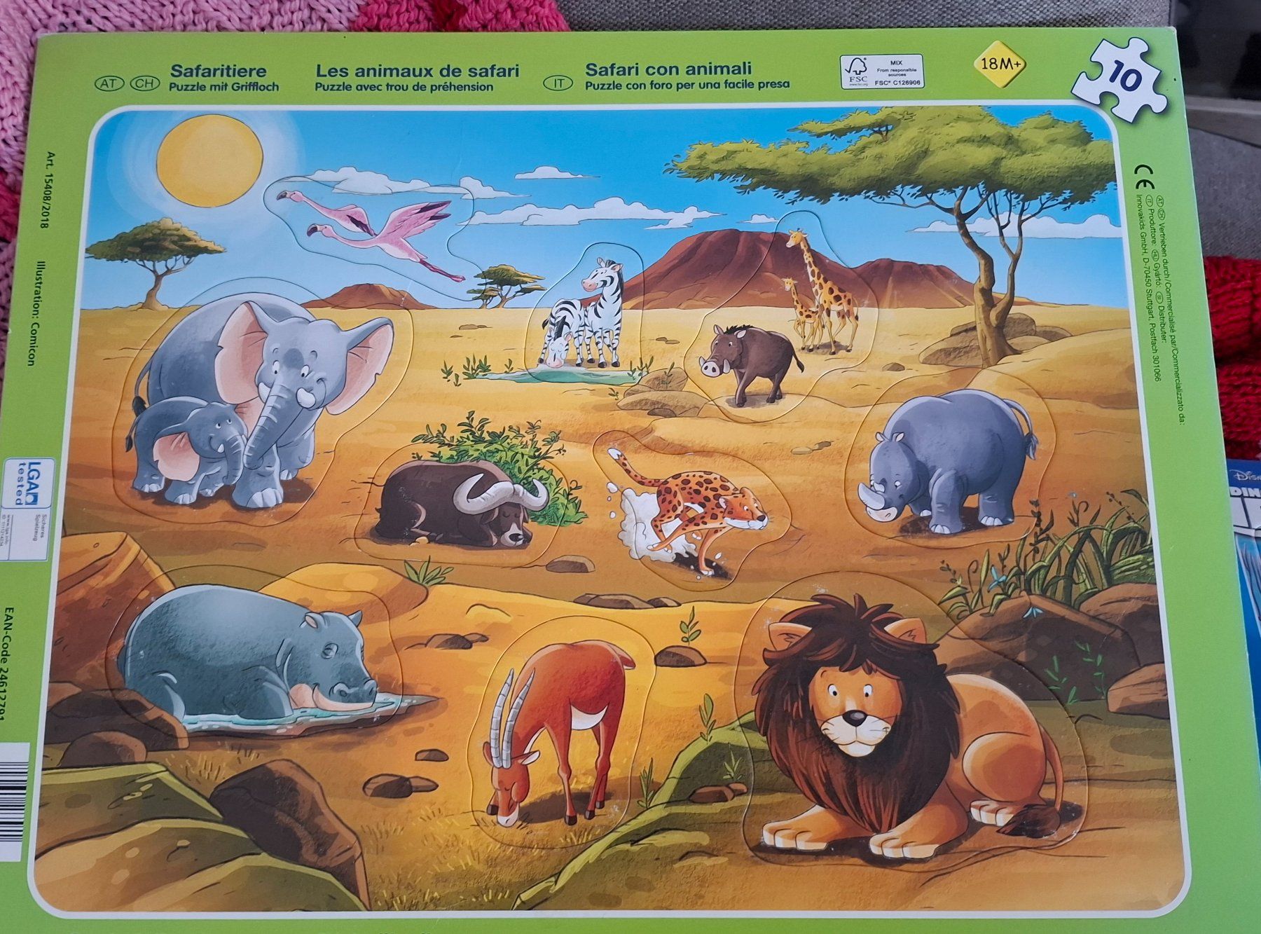 Puzzle: Lot de 4 puzzles enfants/Set mit 4 Kinderpuzzles – Usato da Moutier venduto da ant_6dwq 2