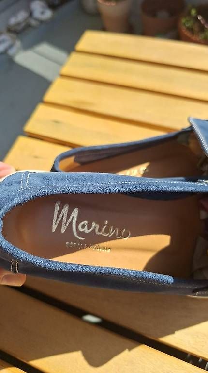 Scarpe da donna: blaue Wildleder-Mokassins, Grösse 39 – Usato da Cham venduto da Logic_Shop_CH 3