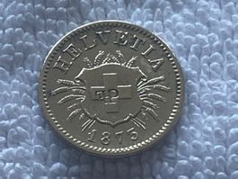5 centimes/rappen 1873