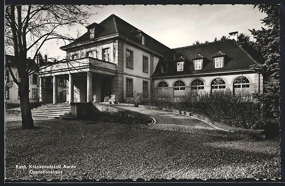 Cartoline postali: Aarau, Kant. Krankenanstalt, Oberationsh – Usato da Berlin venduto da bartko-reher
