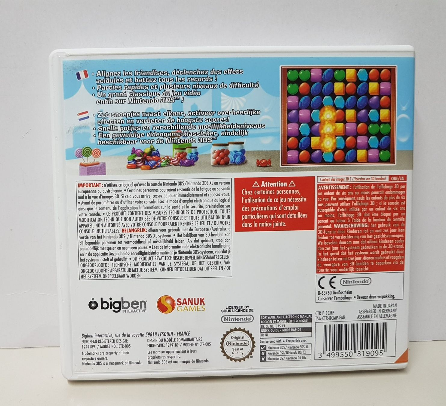 Nintendo Giochi: 😎Candy Match 3 / 3DS – Usato da Schüpfheim venduto da Games_Spielkonsolen 2