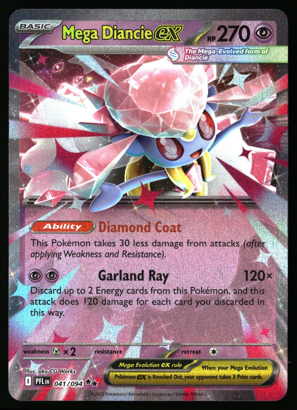 Pokémon Carte collezionabili: Mega Diancie ex #41 Pokemon Phantasmal Flames – Usato da Feuerthalen venduto da Plazatoys