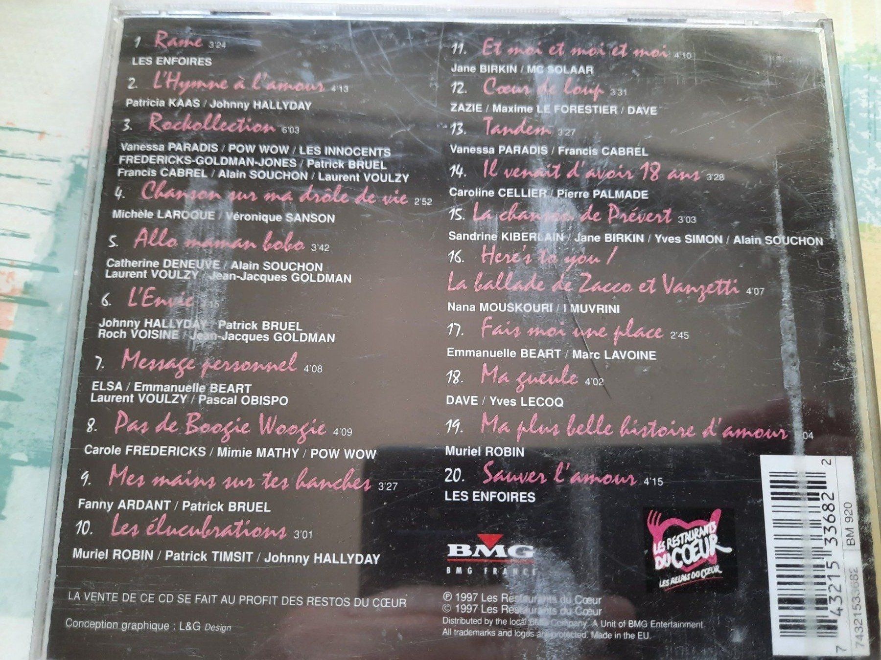 CDs: CD Le Zénith des enfoirés – D'occasion à Pully par bro_n52j 2