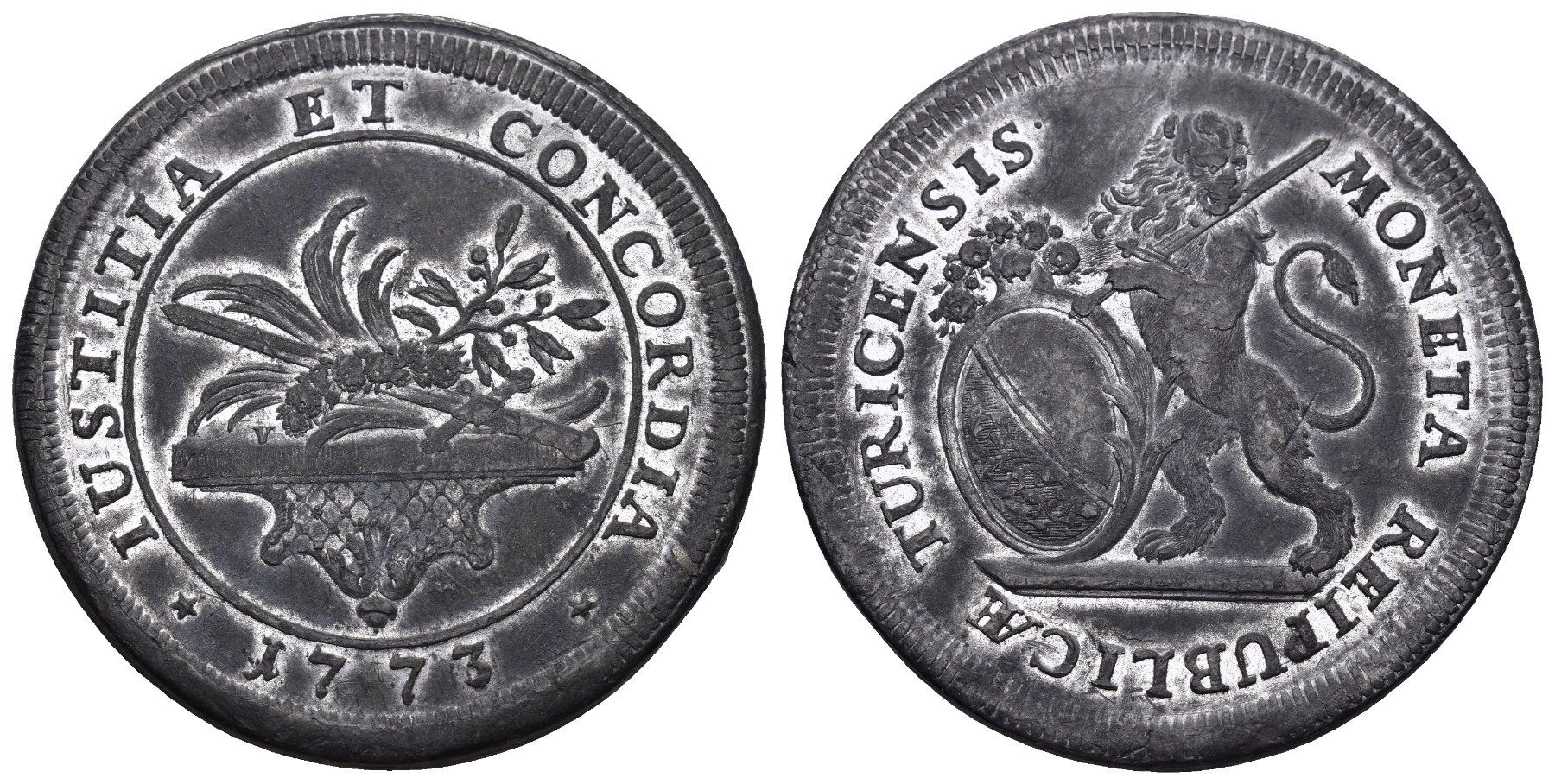 Tutti le monete: Zürich 1773 Probe – Usato da Bern venduto da numismatictops
