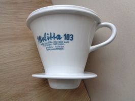 NEUWERTIG MELITTA 103 KAFFEEFILTER LANGENTHAL 1939 ANTIK RAR