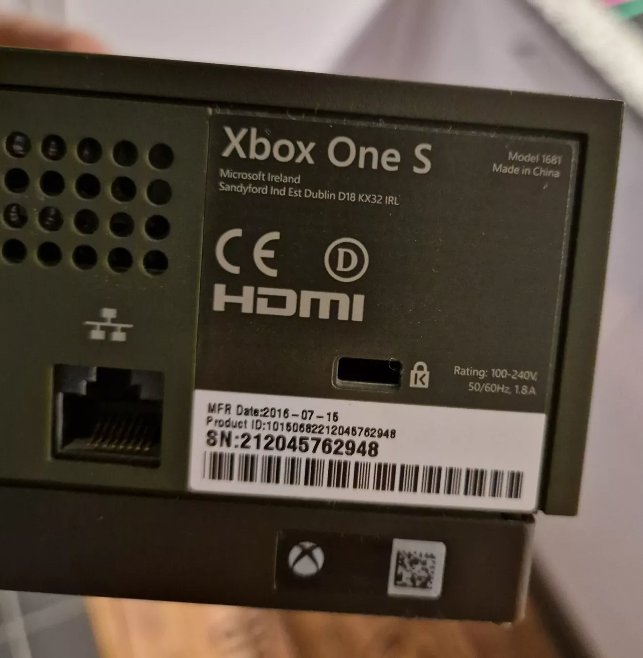 Microsoft Console: Xbox One S – Usato da Dussnang venduto da sami97b 4
