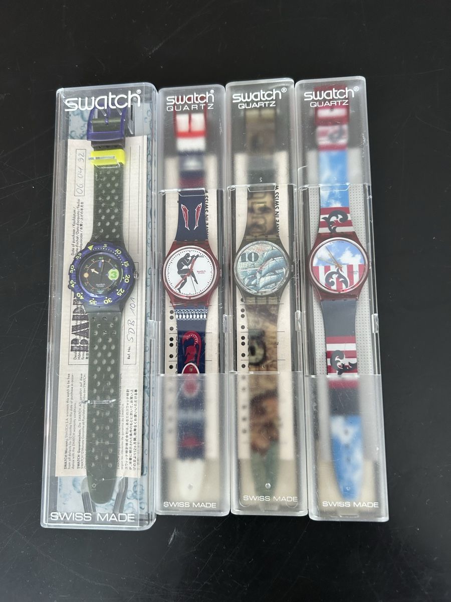Swatch Montres: 4 SWATCH UHREN 1991 – D'occasion à Zumikon par tuna007