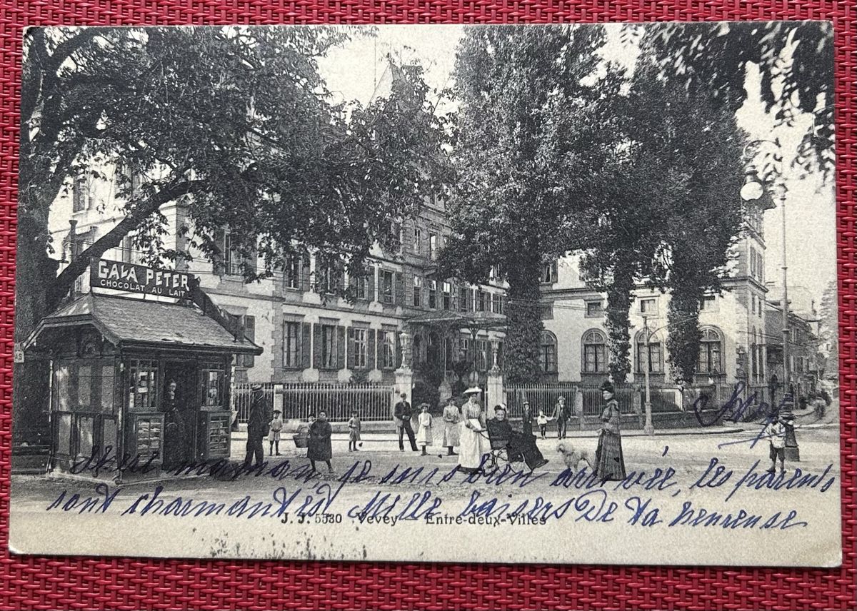 Cartoline postali: AK Vevey 1905 – Usato da Horw venduto da Tellbub