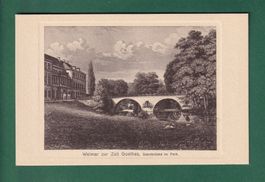 WEIMAR - Sternbrücke im Park
