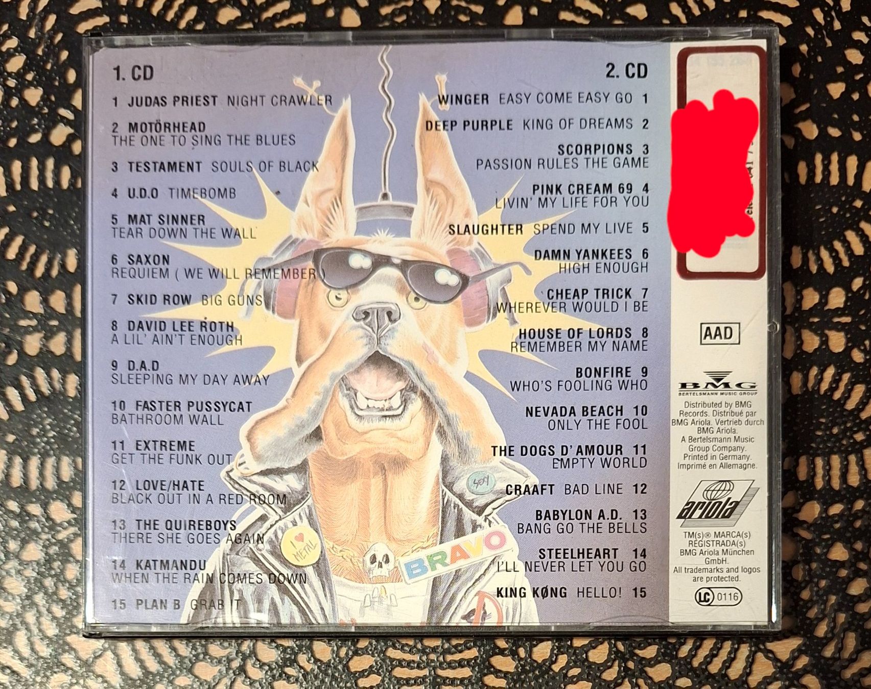 CD: Hard 'N Heavy '91, Hard Rock Compilation 2CD Sampler 1991 – Usato da Schönenberg TG venduto da Gregolino76 1