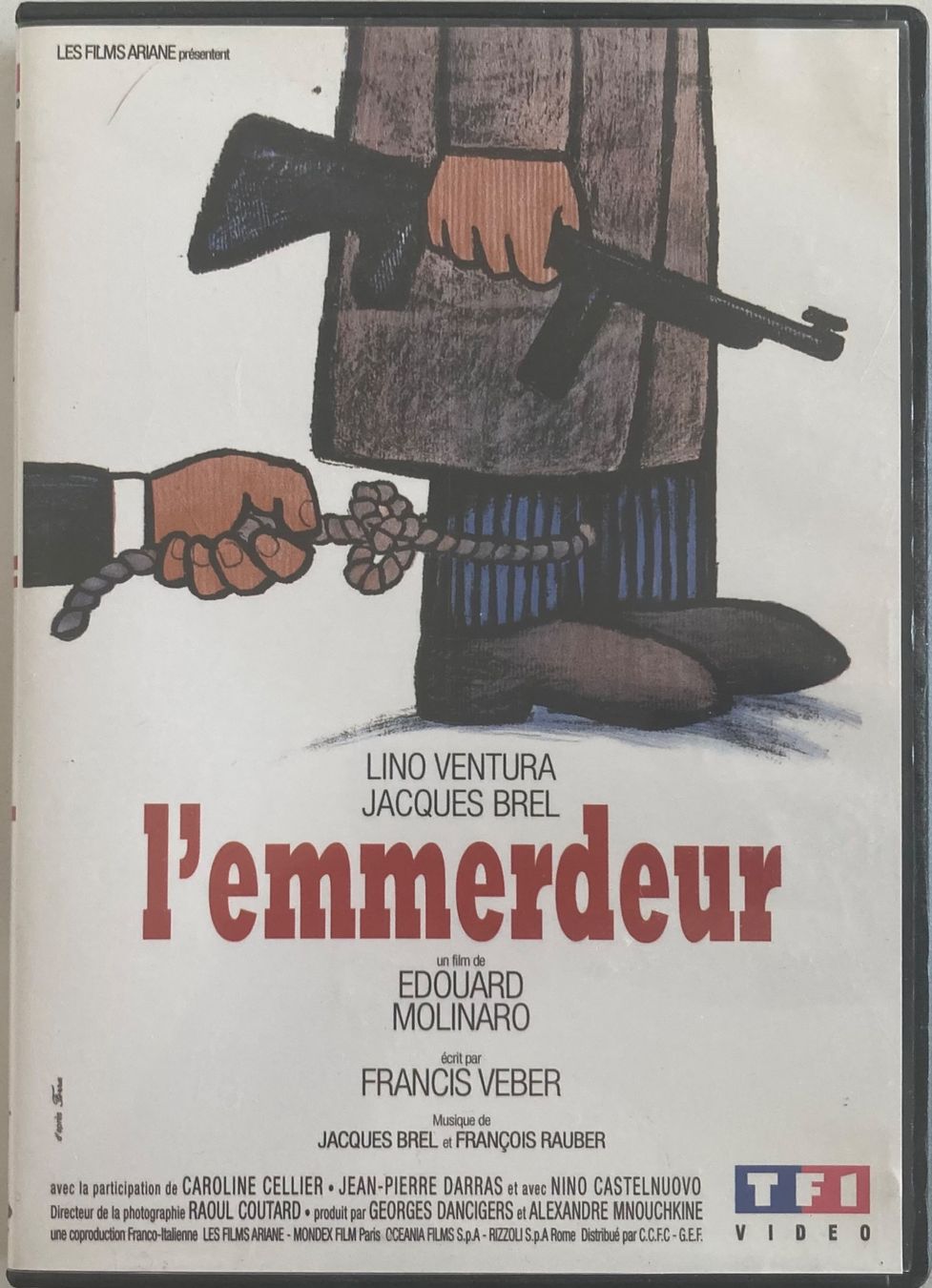 Tutti i DVDs: LINO VENTURA / JACQUES BREL - L'EMMERDEUR – Usato da Poliez-Pittet venduto da Newtown-Records