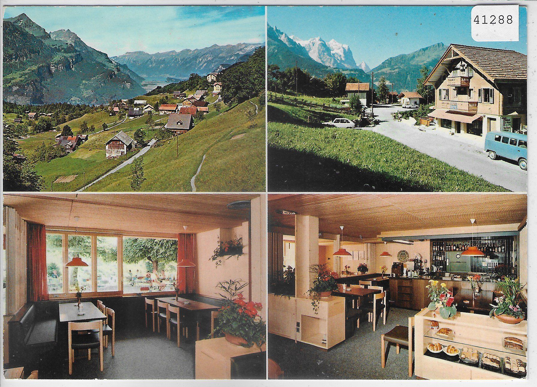 Cartoline postali: Restaurant Weber - Reuti Hasliberg - VW-Bus – Usato da Ettingen venduto da Kartenplanet