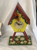 (22) Antike Blech Uhr Kinderuhr