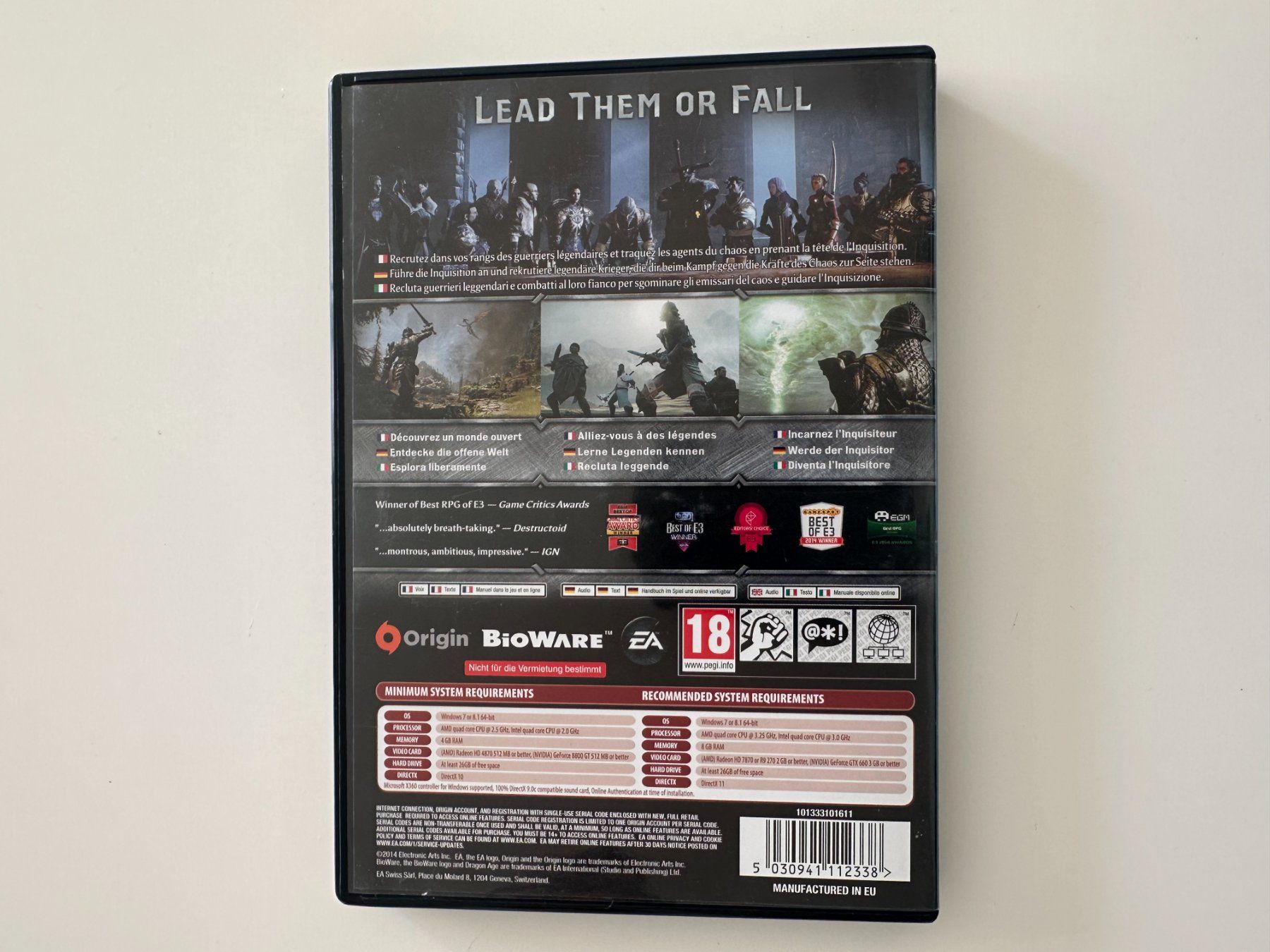 Microsoft Spiele: Dragon Age: Inquisition, PC – Gebraucht aus Couvet von nay_prh5 2