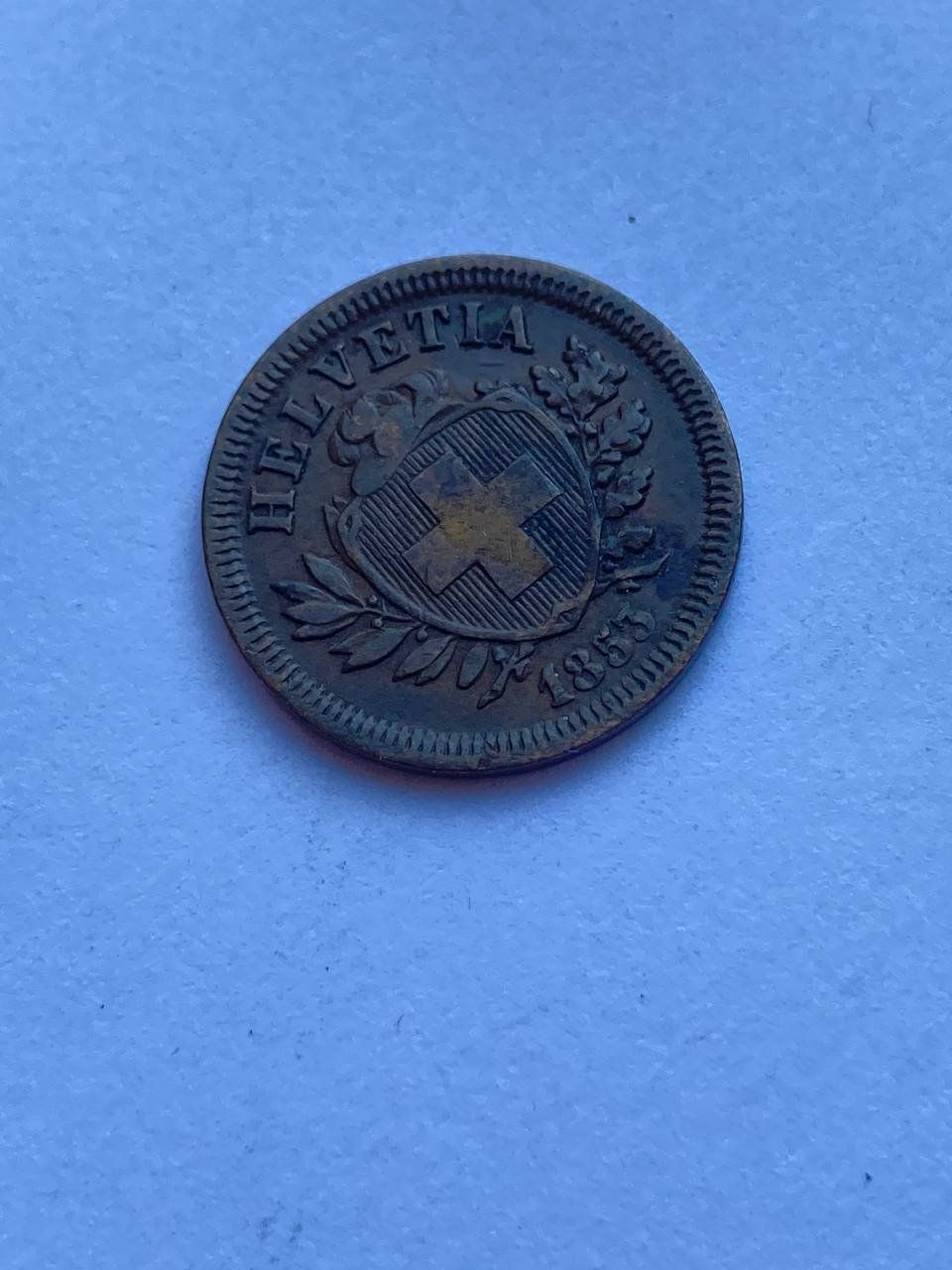 Alle Münzen: Schweiz 1 Rappen 1853 – Gebraucht aus Muralto von manueldisaba01 2