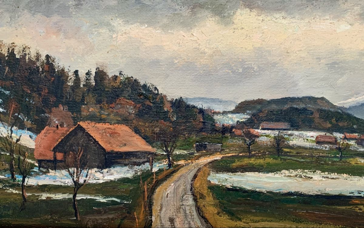 Dipinti: Schweizer Kunst - Max CLÉMENT (1912-1995) – Usato da Düdingen venduto da polytropon_5 1