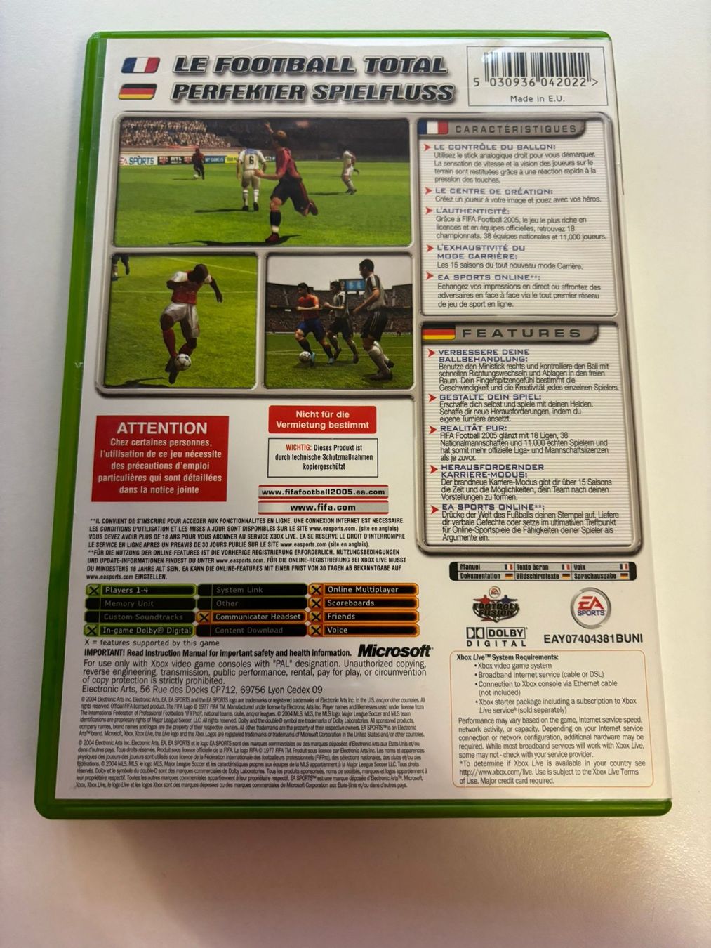 Spiele: Fifa Football 2005 (XBOX) – Gebraucht aus Herisau von Seyashop_2 2