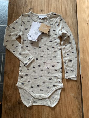 Neues Sommer Merino Body gr. 98