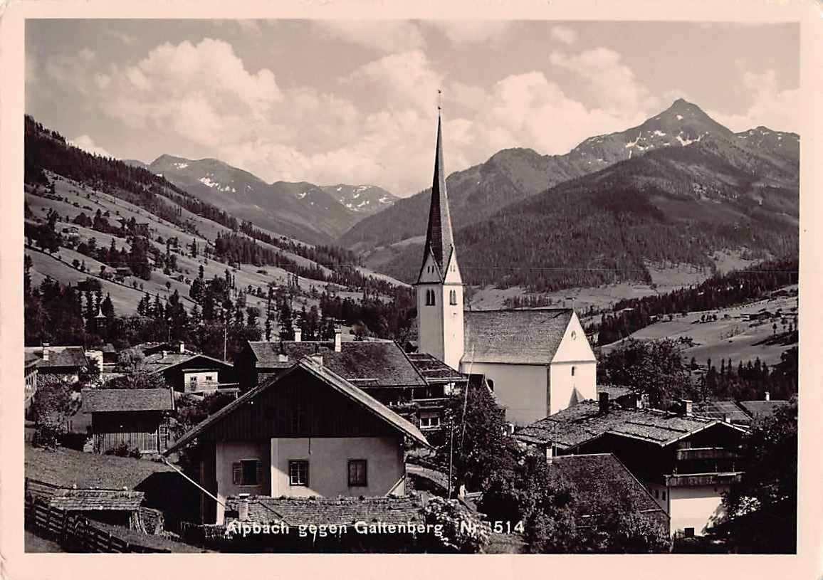 Cartoline postali: 3 besondere Ansichtskarten TIROL, u.a. ALPBACH – Usato da Lufingen venduto da TopAnsichtskarten
