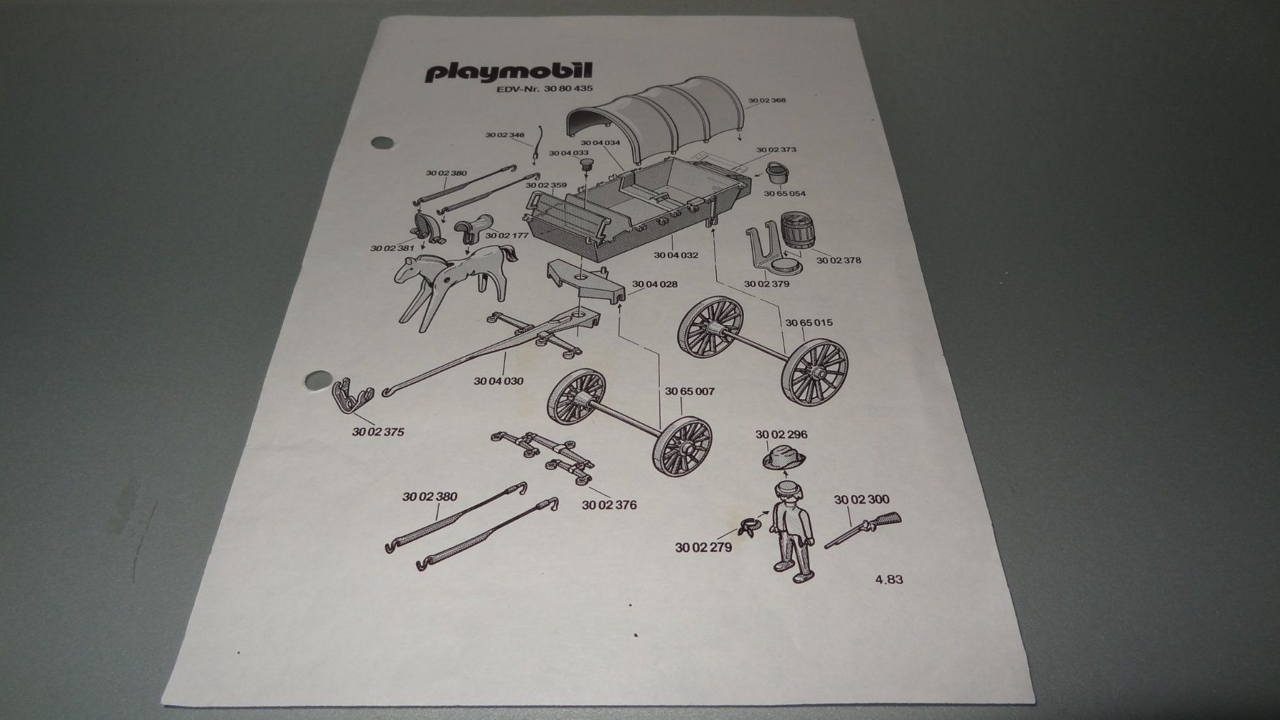 Playmobil Giocattoli: Playmobil 3278 Planwagen von 1983 – Usato da Winterthur venduto da Blueedition 6
