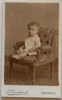 CDV J. Zurkirch, Appenzell - Kind im Stuhl