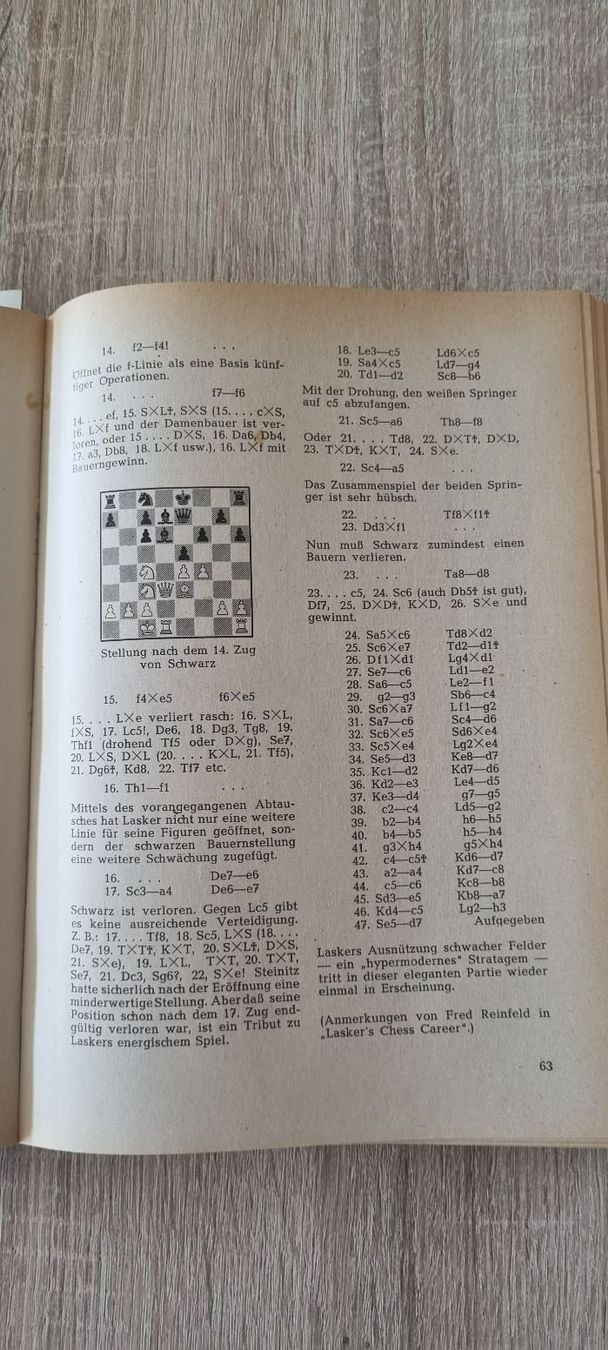 Libri: Schachbuch Lasker – Usato da Muttenz venduto da Langerochade 2