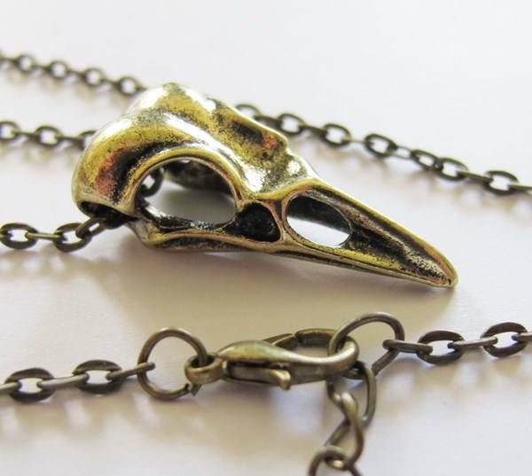 Catenine: Halskette Vogelschädel Bird Skull Gothic Steampunk – Nuovo (secondo la descrizione) da Schwanden GL venduto da UHRKNALL 1