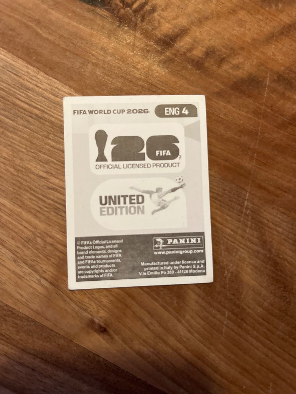 Panini Carte collezionabili: Panini 2026, ENG 4, Marc Guehi – Nuovo (secondo la descrizione) da Adligenswil venduto da sakura15 1