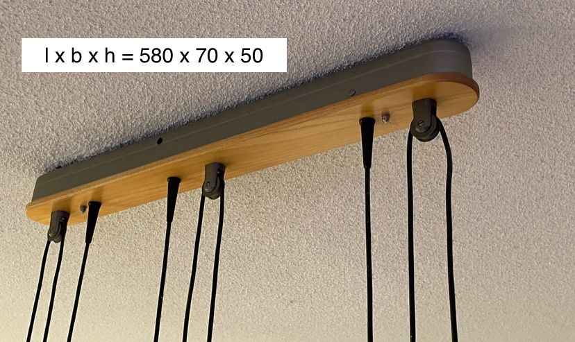 Kronleuchter & Deckenlampen: Hängelampe Seilzug 3-fach – Gebraucht aus Weisslingen von retob66 1